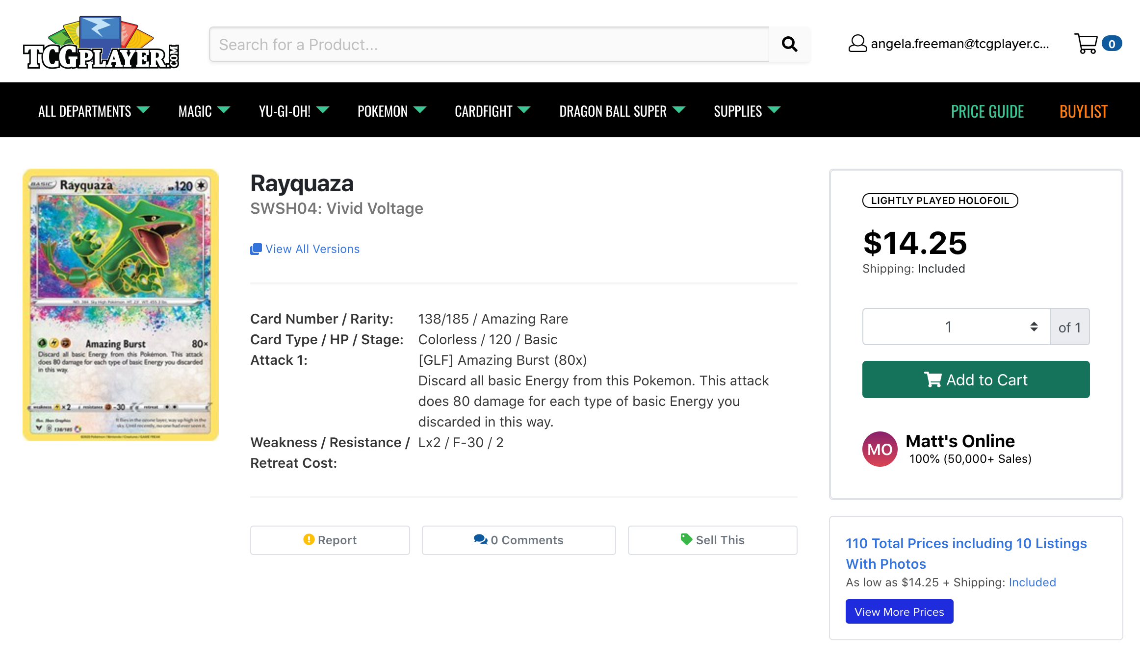 How To Find Pokémon Card Prices on TCGplayer TCGplayer Infinite